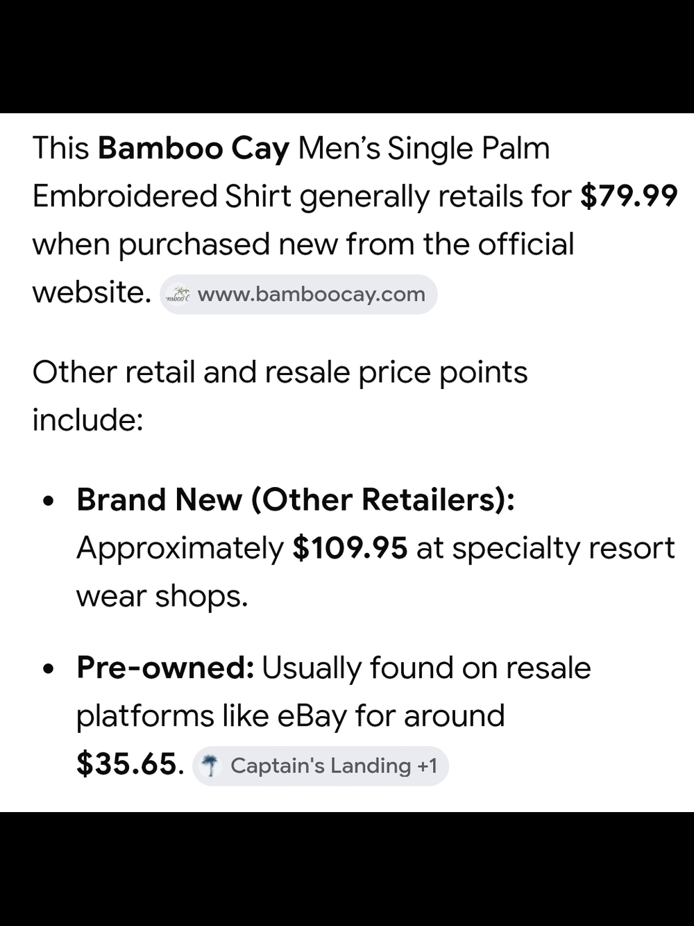 BAMBOO White and Black Men's Casual Button Down Shirt